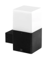 โคมไฟติดผนัง-ภายนอก แก้วกลม-ดำ/ E27 x 1 / SL-11-4043W/BK