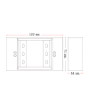 บล๊อกลอย 2x4 Avatar/ขาว/ (M3T01SMB_WE)