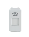 เต้ารับโทรศัพท์ 6P 4C ช้าง/ขาว/ใหม่ PCH-906
