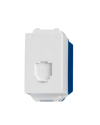 เต้ารับโทรศัพท์ 6P 4C พานา/ขาว/WIDE-Series WEG2164