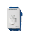 เต้ารับคอมฯ CAT6 พานา/ขาว/WIDE-Series WEG24886