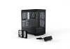 CASE HYTE Y40 WITH 2 FANS AND RISER VERTICAL GPU MOUNT