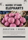 Making herbal vitamin for elephants