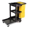 รถเข็นแม่บ้าน รถเข็นทำความสะอาด รถเข็นแม่บ้านพลาสติก Cleaning Cart