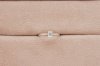 Emerald Cut Diamond With Peg Head Setting Solitaire Ring