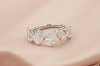 Mixed Fancy Cut Diamond Half Eternity Ring I