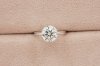 Round Cut Diamond With Tiffany Setting Solitaire Ring