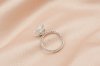 Oval Cut Diamond With Hidden Halo and Side Pavé l