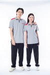 เสื้อโปโลคอปกแบบมีซิปรูด พิมพ์ลาย