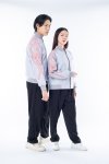 เสื้อแจ็คเก็ต คอปกผ้าบุ้ง งานพิมพ์ลาย