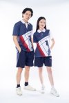 เสื้อโปโล คอปกปกติ พิมพ์ลาย