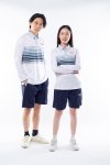 เสื้อโปโล คอปกปกติ แขนยาว พิมพ์ลาย