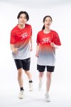 เสื้อกีฬาคอกลม พิมพ์ลาย