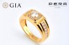 King's Golden Ring ( GIA ) White Gold