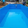 สระว่ายน้ำสำเร็จรูปไฟเบอร์กลาส ขนาด 3x8x1.3 เมตร