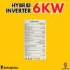 LUXPOWER hybrid offgrid inverter 6000w 48v