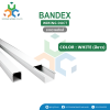 BANDEX รางวายดักแบบทึบ (WIRE DUCT) สีขาว