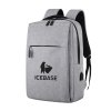 กระเป๋าเป้สะพายหลัง Laptop Backpack มีช่องเสียบสาย USB ความจุ 17 ลิตร (สีเทา) รุ่น BK-902GY