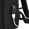กระเป๋าเป้สะพายหลัง Laptop Backpack มีช่องเสียบสาย USB ความจุ 17 ลิตร (สีดำ) รุ่น BK-903BK