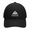 หมวก ICEBASE สีดำ (Cotton Peach)
