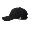 หมวกแก๊ปผ้าลูกฟูก ICEBASE สไตล์ Retro Tone สีดำ (Cotton Corduroy)