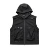 Hooded Cargo Vest  เสื้อกั๊กสไตล์แคมป์ปิ้ง มีฮู้ด แมทช์ง่าย ใส่ได้ทุกกิจกรรม (สีดำ) รุ่น LANTIS
