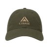 หมวกแก๊ปผ้าฟอก ICEBASE สไตล์ Vintage Tone สีเขียว (Washed Cap)