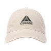หมวกแก๊ปผ้าฟอก ICEBASE สไตล์ Vintage Tone สีเบจ (Washed Cap)