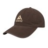 หมวกแก๊ปผ้าฟอก ICEBASE สไตล์ Vintage Tone สีน้ำตาล (Washed Cap)