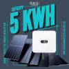 ราคาพร้อมติดตั้งโซล่าเซลล์ 5 kW ระบบ 1 เฟส | Huawei + Jinko | SKE Solar (สอบถามก่อนสั่งซื้อ)