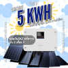 ชุดรวมติดตั้ง Hybrid I 5kW I 1 เฟส I Sungrow | MG5RL I LowVolt I ลดค่าไฟ 4,000 บาท/เดือน