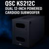 QSC KS212C ลำโพงซับวูฟเฟอร์แอคทีฟ Dual 12” แบบ Cardioid