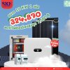 ราคาพร้อมติดตั้งโซล่าเซลล์ 10 kW ระบบ 1 เฟส | Huawei + Jinko | SKE Solar (สอบถามก่อนสั่งซื้อ)