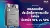 กราฟเปรียบเทียบผลการทดสอบประสิทธิภาพการผลิตไฟฟ้าเมื่อมีเงาบัง 10% และ 50% ระหว่างระบบปกติและระบบที่ใช้ Sungrow Optimizer