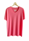 Old Rose (สีโอรส) เสื้อยืดคอวีเปลือย ดีไซน์สวย เนื้อผ้าบางเบา เนื้อผ้านุ่มสวมใส่สบาย ระบายอากาศดี ไม่ร้อนอบอ้าว Old Rose (สีโอรส) เสื้อยืดคอวีเปลือย ดีไซน์สวย เนื้อผ้าบางเบา เนื้อผ้านุ่มสวมใส่สบาย ระบายอากาศดี ไม่ร้อนอบอ้าว