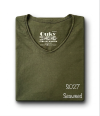 Stone Army (สีเขียวขี้ม้าฟอกสโตน) ผลิตจากผ้าฝ้าย 100% ให้ความรู้สึกนุ่มฟู เบาสบาย