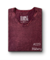 Mulbery (สีม่วงแดงฟอกเอซิด) ผลิตจากผ้าฝ้าย 100% ให้ความรู้สึกนุ่มฟู เบาสบาย