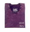 Berry (สีม่วงเข้มฟอกเอซิด) ผลิตจากผ้าฝ้าย 100% ให้ความรู้สึกนุ่มฟู เบาสบาย