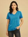 Ocean Blue (สีฟ้าทะเลฟอกเอซิด) ผลิตจากผ้าฝ้าย 100% ให้ความรู้สึกนุ่มฟู เบาสบาย