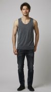 Smoke Grey (สีเทาเข้มฟอกเอซิด) ผลิตจากผ้าฝ้าย 100% ให้ความรู้สึกนุ่มฟู เบาสบาย