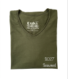 Stone Army (สีเขียวขี้ม้าฟอกสโตน) ผลิตจากผ้าฝ้าย 100% ให้ความรู้สึกนุ่มฟู เบาสบาย