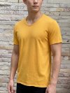 Yello (สีเหลือง) เสื้อยืดคอวีเปลือย ดีไซส์สวย เนื้อผ้าบางเบา เนื้อผ้านุ่มสวมใส่สบาย ระบายอากาศดี ไม่ร้อนอบอ้าว ไซส์มาตรฐานไม่จกตา