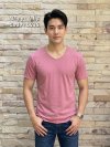 Milk Pink (สีชมพูนม) เสื้อยืดคอวีเปลือย ดีไซน์สวย เนื้อผ้าบางเบา เนื้อผ้านุ่มสวมใส่สบาย ระบายอากาศดี ไม่ร้อนอบอ้าว