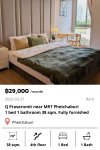 Q Prasarnmit near MRT Phetchaburi 38 sqm.