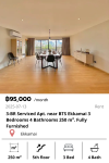 3-BR Serviced Apt. near BTS Ekkamai 3 Bedrooms 4 Bathrooms 250 m². Fully Furnished