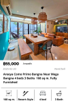 Areeya Como Primo Bangna Near Mega Bangna 4 beds 3 Baths  168 sq m. Fully Furnished