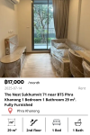 The Nest Sukhumvit 71 near BTS Phra Khanong 1 Bedroom 1 Bathroom 29 m². Fully Furnished