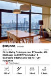 Circle Living Prototype near BTS Asoke, ARL Makkasan and MRT Phetchaburi 3 Bedrooms 2 Bathrooms 130 m². Fully Furnished