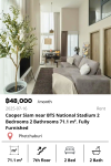 Cooper Siam near BTS National Stadium 2 Bedrooms 2 Bathrooms 71.1 m². Fully Furnished