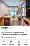 The Line Asoke near MRT Phra Ram 9 for rent 34 sqm.